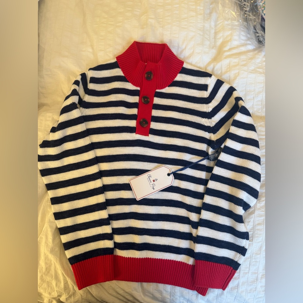 Classic Prep
Boy’s Scott Rowayton stripe sweater